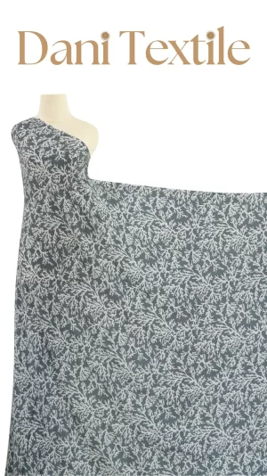 New Coral Grey - Rayon Voile 60s