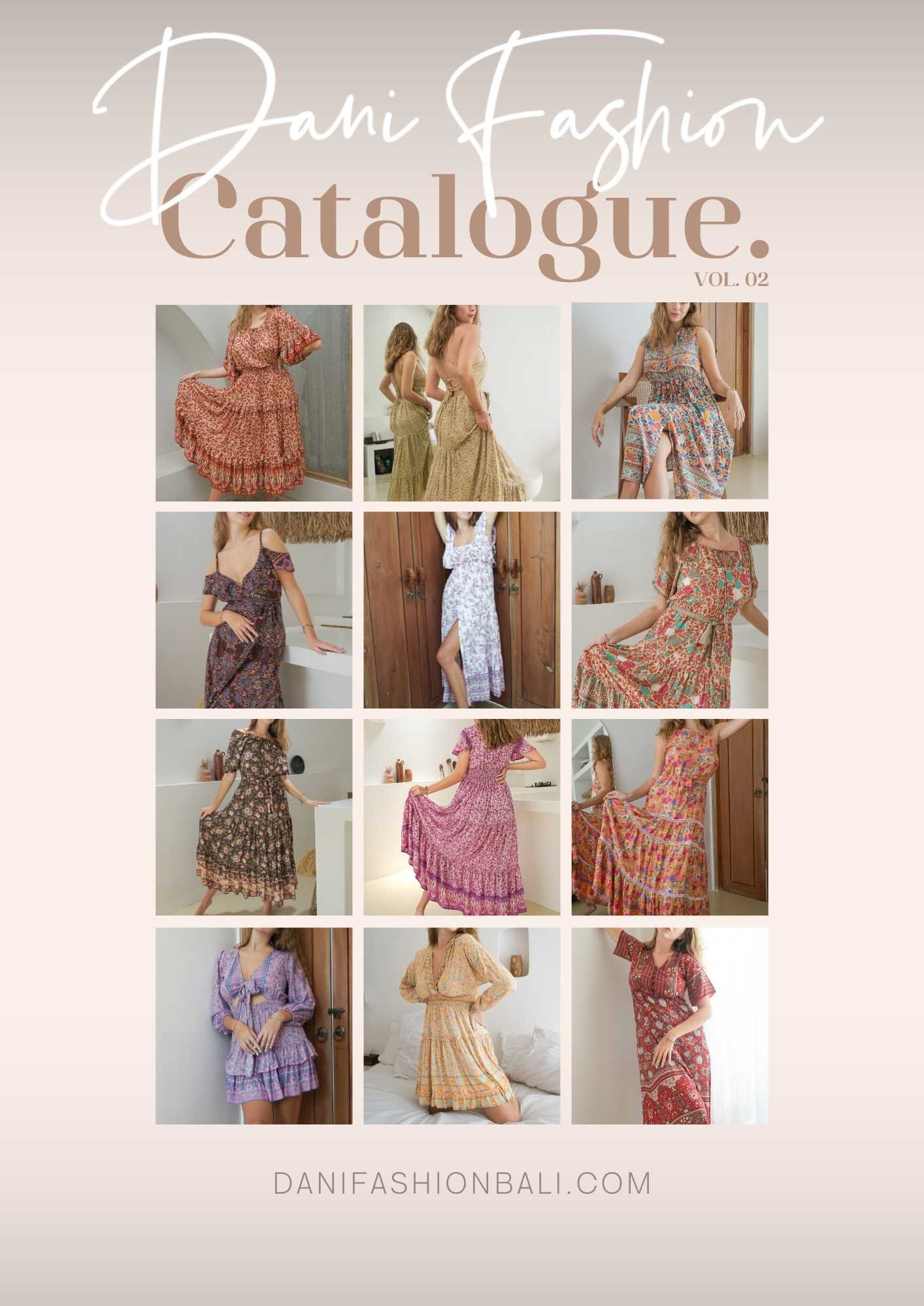 Catalogue Vol 2 for Wholesale women’s clothing in Bali at Dani Fashion