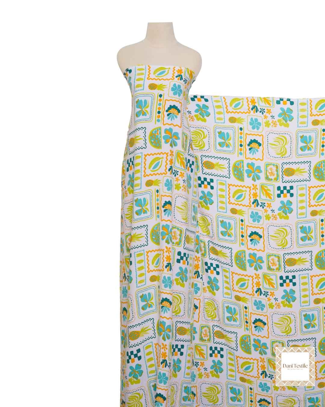 Hawaii Fruit Green- Rayon P300
