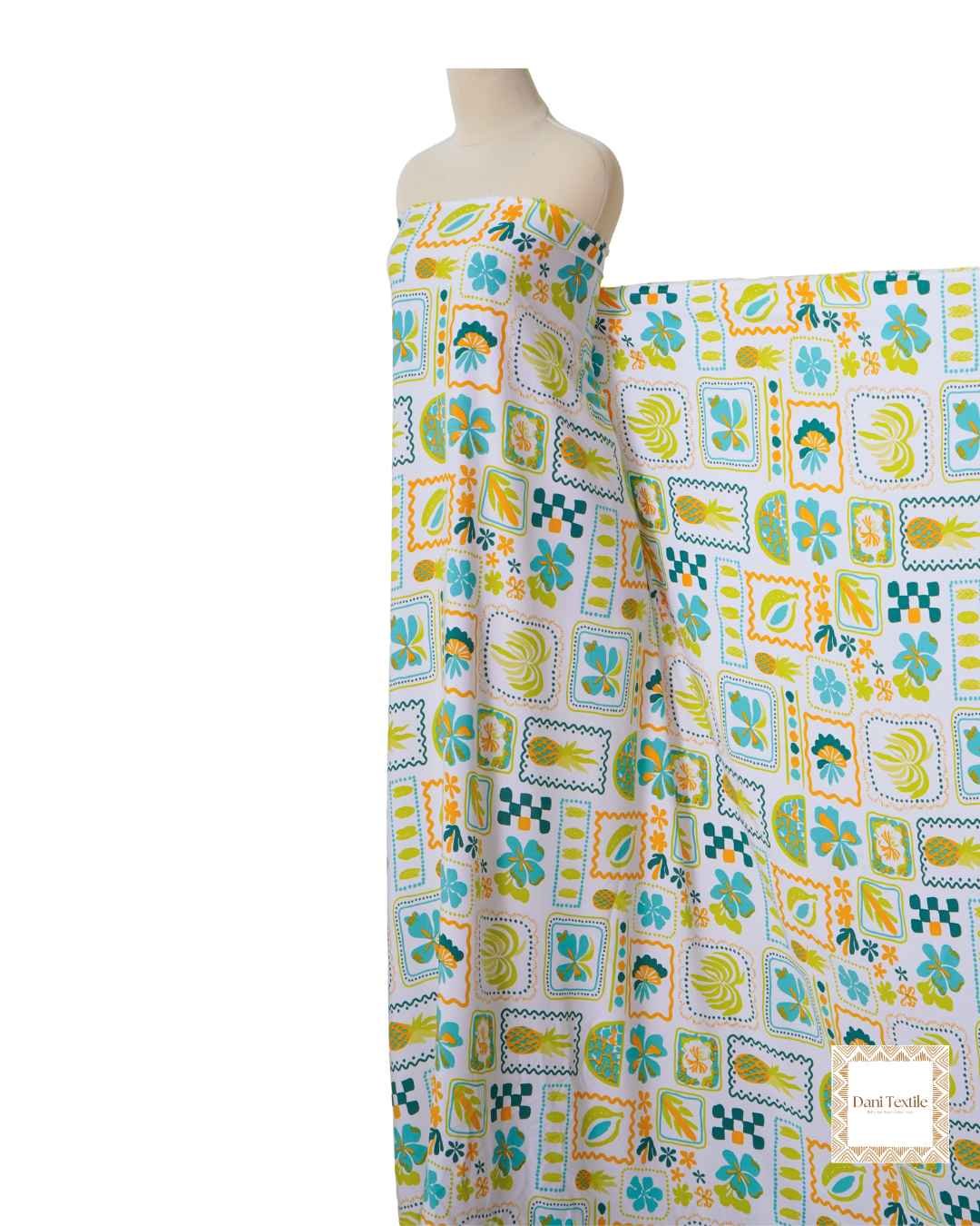 Hawaii Fruit Green- Rayon P300 - Image 2