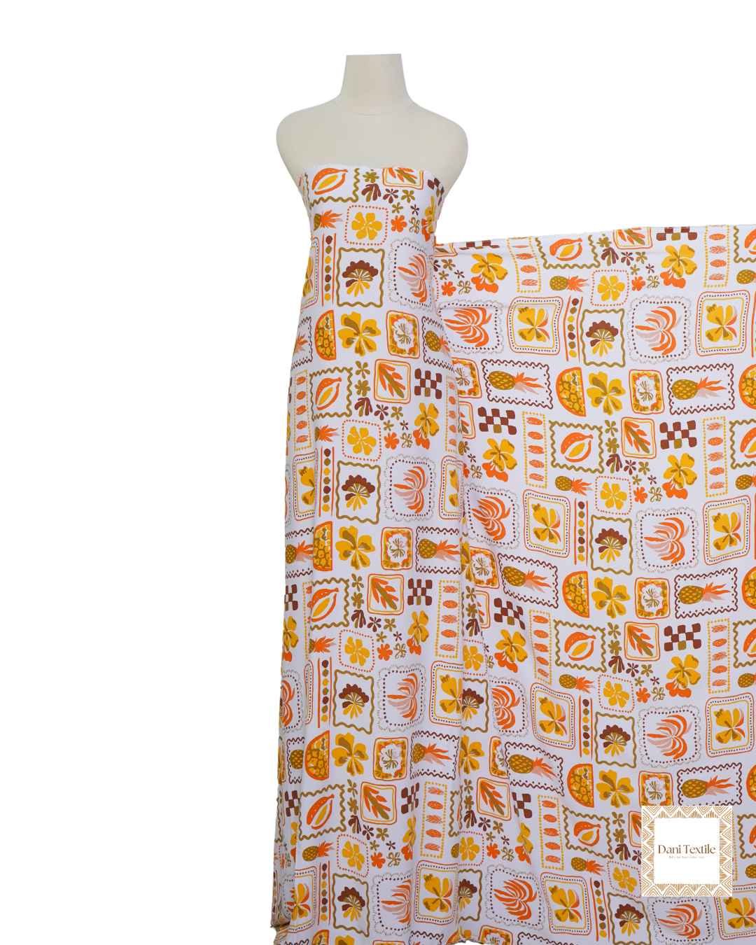 Hawaii Fruit Yellow - Rayon P300