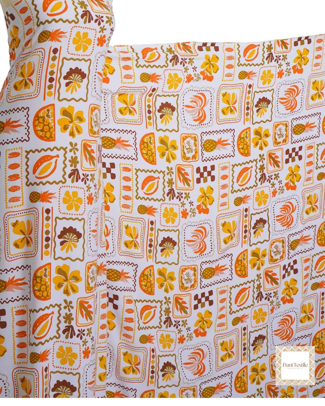Hawaii Fruit Yellow - Rayon P300 - Image 2