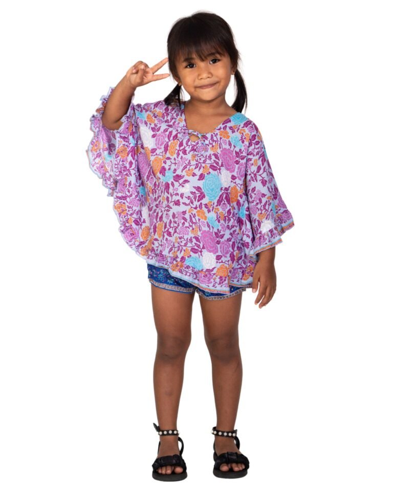 kids kaftan top manufacturer Bali Short Kaftan Rample Kids