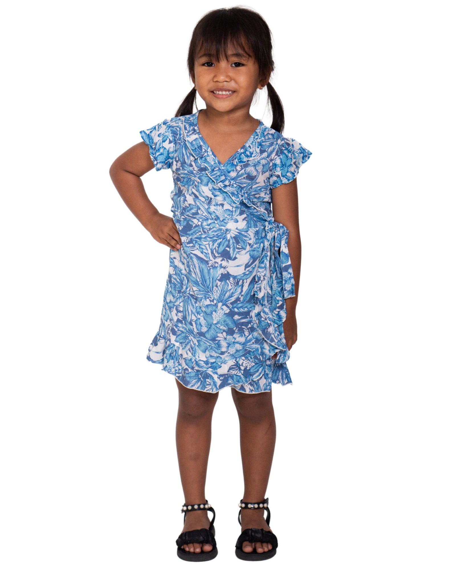 kids wrap dress manufacturer Bali Short Wrap Dress Kids
