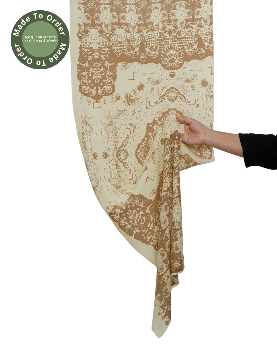 Made to Order Rayon 60s Hand Print - Image 2