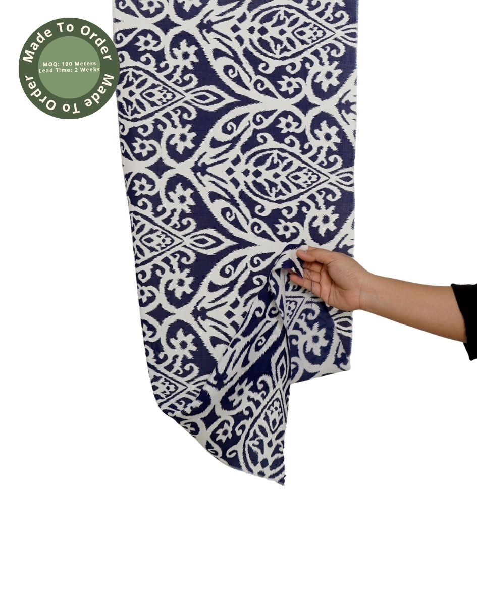 Made to Order Rayon 60s Hand Print - Image 2
